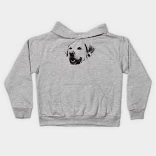 Golden Labrador gift for Labrador Owners Kids Hoodie